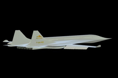 model-viewer Mondiale wings forward.