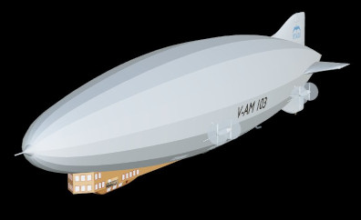 model-viewer Skyluxe Dreamship.